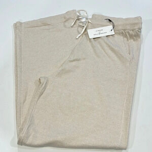 LA MAISON - par Molly Bracken, gold/beige wide leg lounge pant